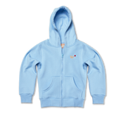 Unisex Plain Zipped Hoodie